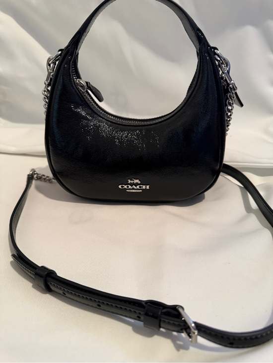 Coach  Carmen Crinkle Patent leather